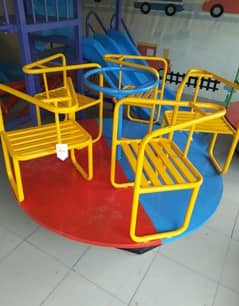 all swings/slides/monkey bar/kids swings/climbing wall/trampoline/