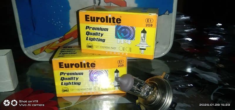 EUROLITE PREMIUM QUALITY HALOGEN BULB IN H4 FITTING 100/90w. 1