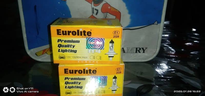 EUROLITE PREMIUM QUALITY HALOGEN BULB IN H4 FITTING 100/90w. 3