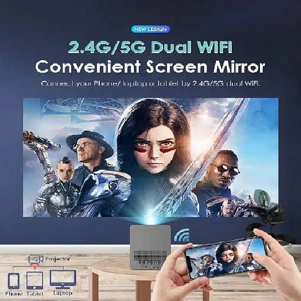 PCM-T03 Optical Engine 3D Projector Wi-Fi LCD Smart Portable projecto 2