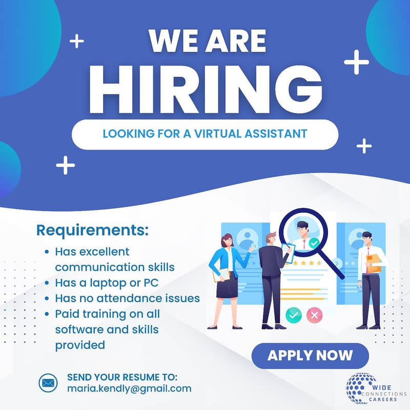 I need Virtual Assistants For Data Entry 0