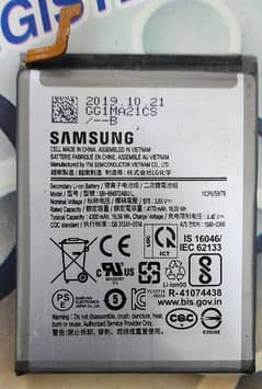 SAMSUNG GALAXY NOTE 10 PLUS ORIGINAL PHONE PULLED BATTERY