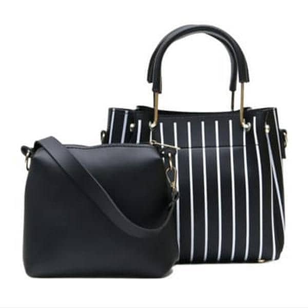 women PU Leather printed hand bags 4