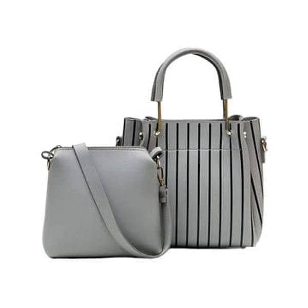 women PU Leather printed hand bags 5