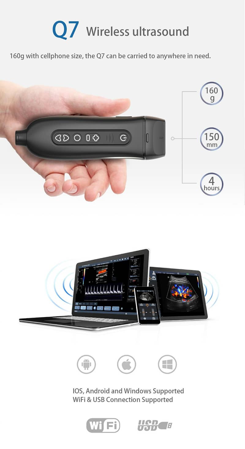 Wireless and USB Ultrasound probes for mobile best price in Pakistan 0