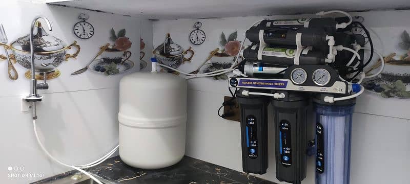 9 stage Reverse osmosis system with 5 Gallon big tank for homes 1