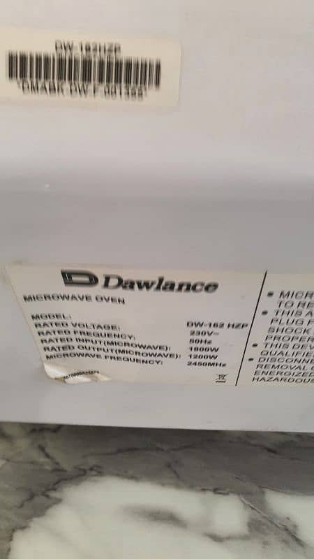 DAWLANCE GRILL MICROWAVE OVEN FOR SALE 7