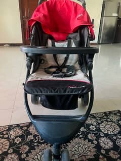 Tinnies pram slightly used contact number 0334-9272634