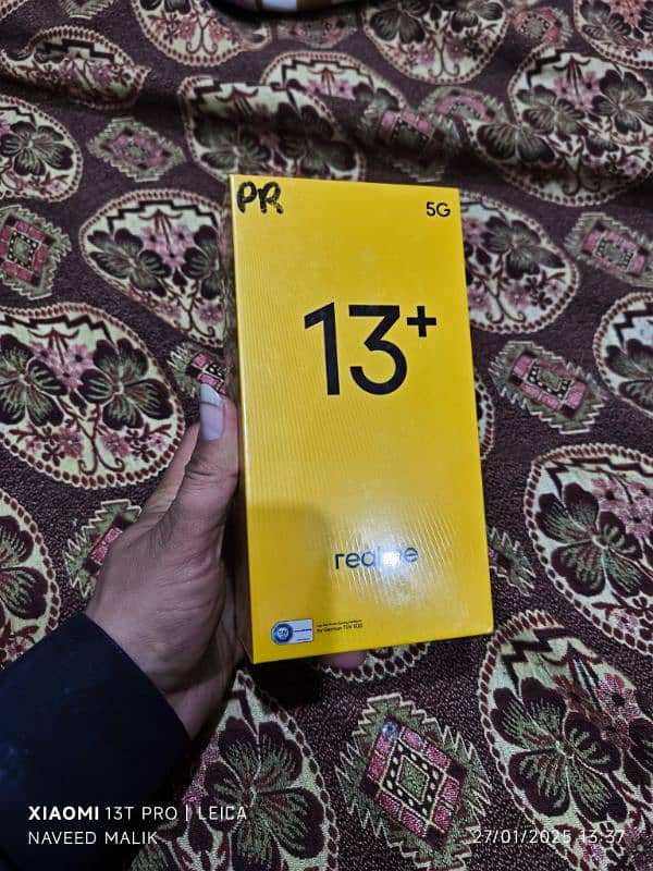 Realme 13 plus 12+12/256 5G company pack official 1