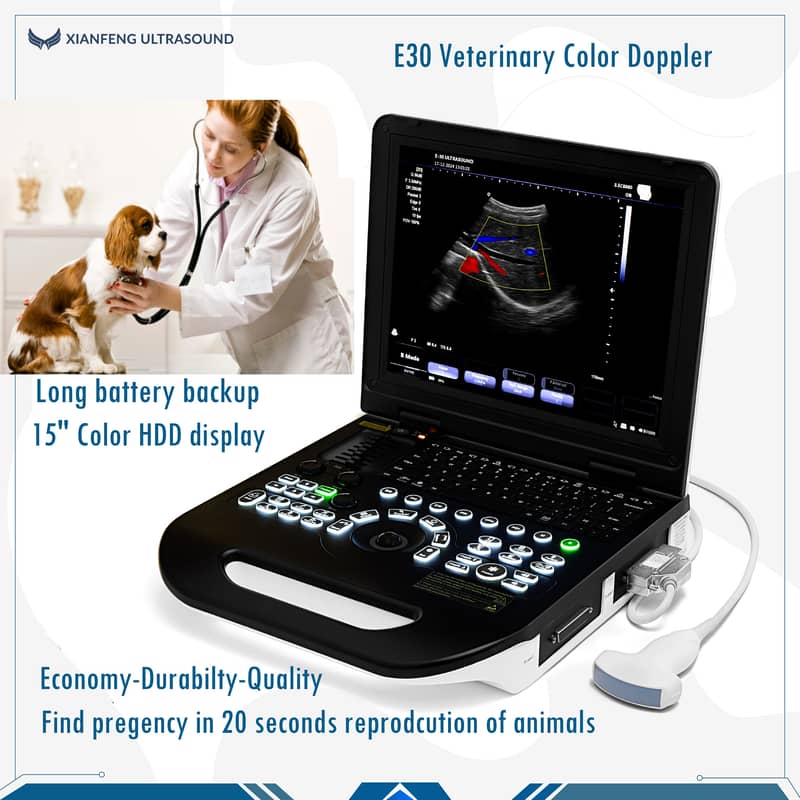 Veterinary animals Ultrasound machine جانوروں کی الٹرا ساونڈ مشین 4