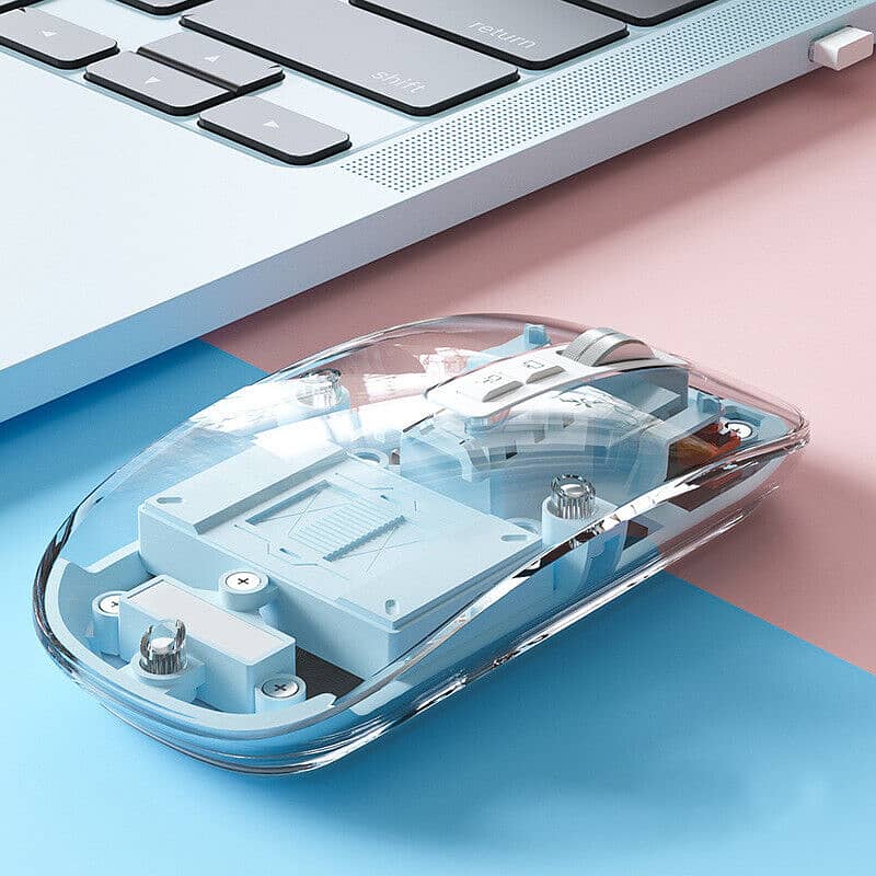 Yilima Transparent Wireless Rechargeable mouse 1