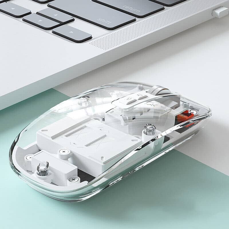 Yilima Transparent Wireless Rechargeable mouse 3