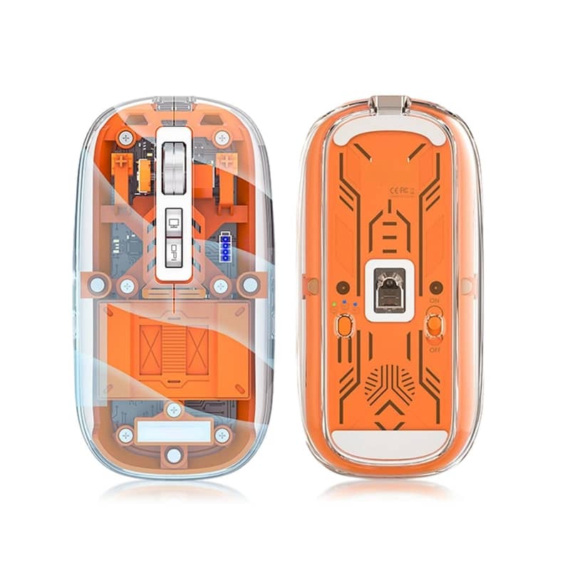 Yilima Transparent Wireless Rechargeable mouse 5