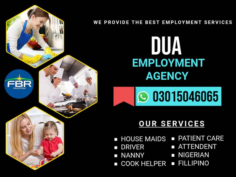 Patient care Attandent Cook Driver Chef House Helper Maids Available 0