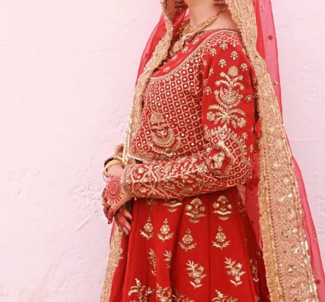 Ethnic 3 piece Bridal Dress 2