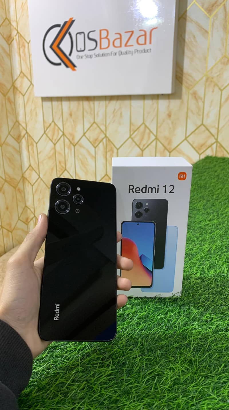 Redmi 12 4GB RAM 128GB Storage With Box & Charger 1