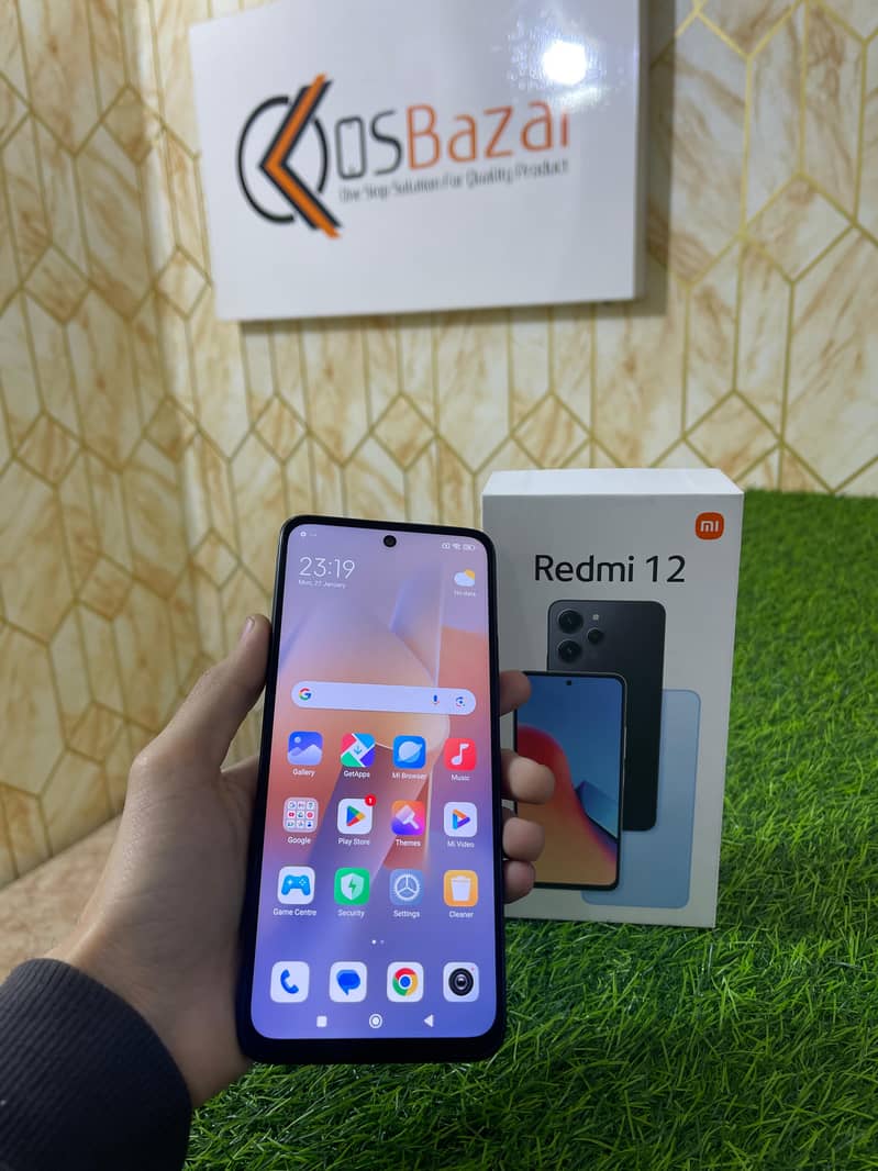 Redmi 12 4GB RAM 128GB Storage With Box & Charger 2