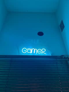 Neon light gamer with remote