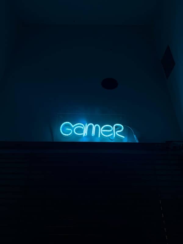 Neon light gamer with remote 1