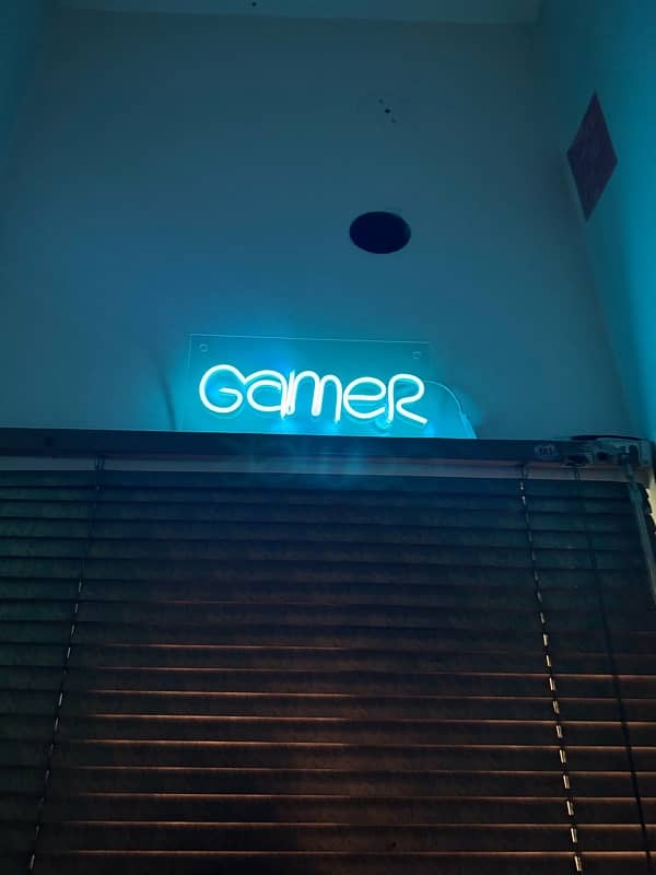 Neon light gamer with remote 2