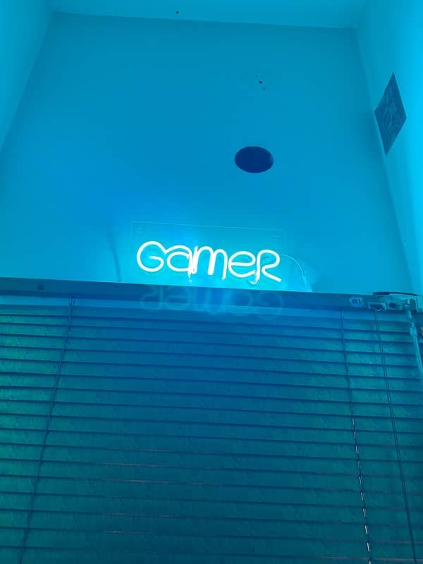 Neon light gamer with remote 4