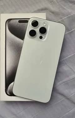 iPhone 15 pro max white titanium