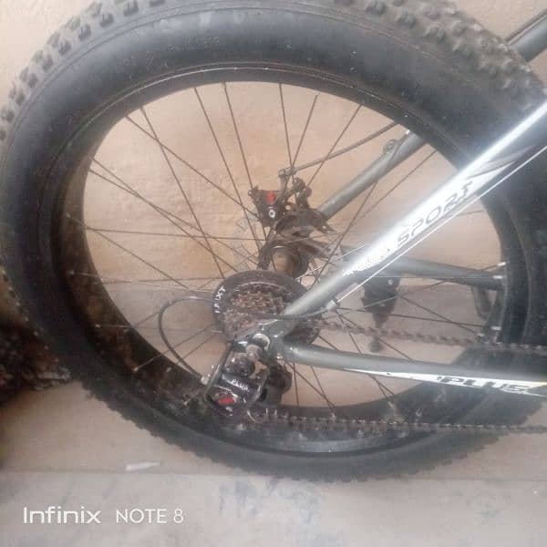 plus cycle+fat bike+Aluminum + hydraulic suspicion +Plus gear 1