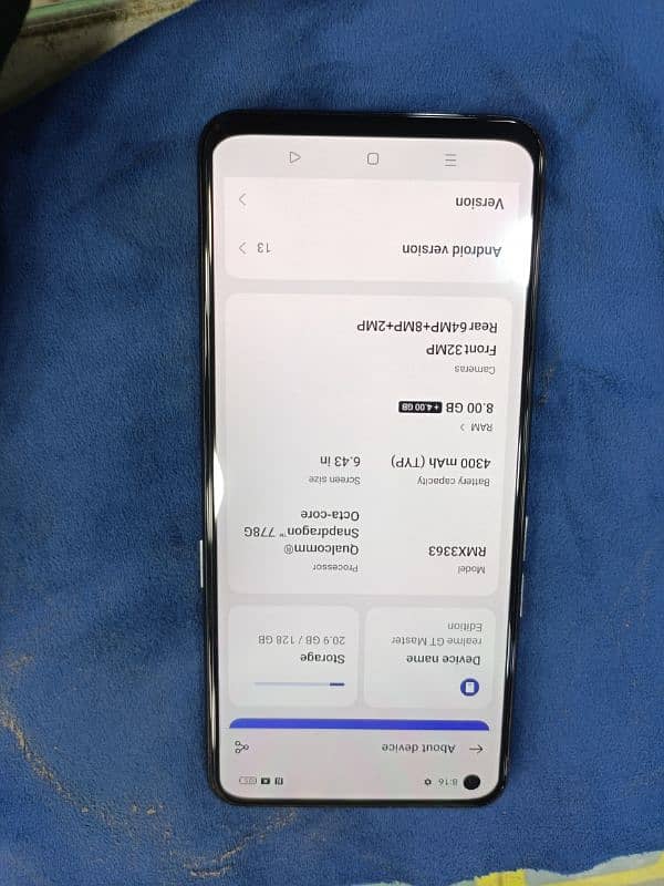 REALME GT master 8/128 40500 2