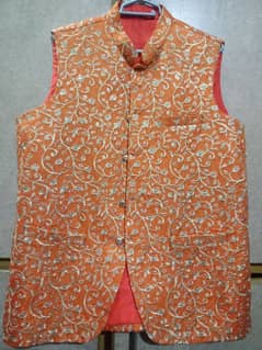 mehndi function waistcoat or shose