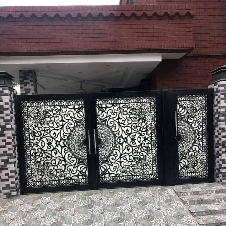 CNC Design/Safety Grill Laser/Cut Grills/Main Gate/Wrought iron/Cnc 8