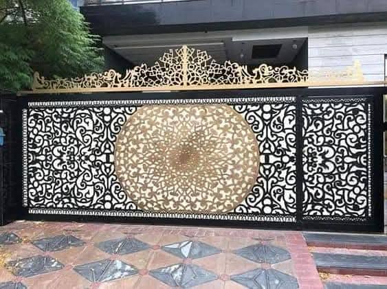 CNC Design/Safety Grill Laser/Cut Grills/Main Gate/Wrought iron/Cnc 9