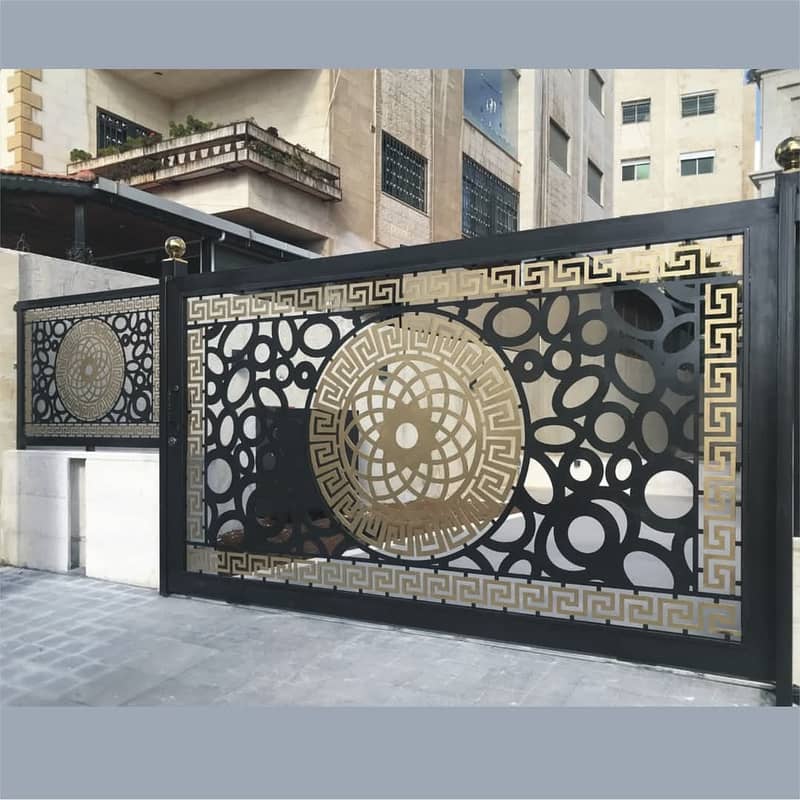 CNC Design/Safety Grill Laser/Cut Grills/Main Gate/Wrought iron/Cnc 13