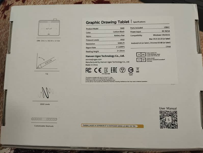 UGEE S640 Pen Tablet 1