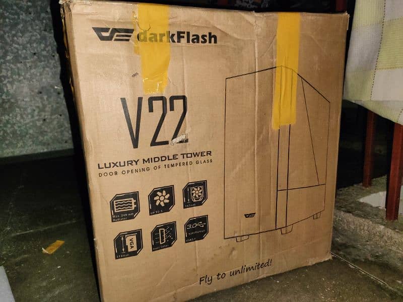 Darkflash V22 vertical PC gaming casing 13