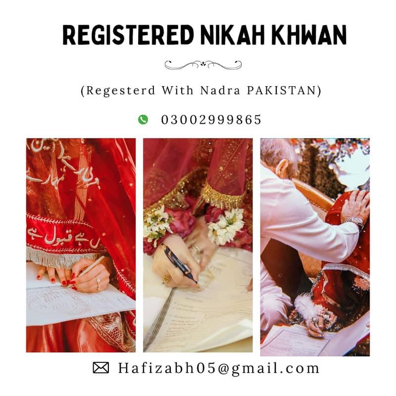 Islamic Nikah Khawan, Nikahnama, Court Marriage Nikah Registrar Your 0