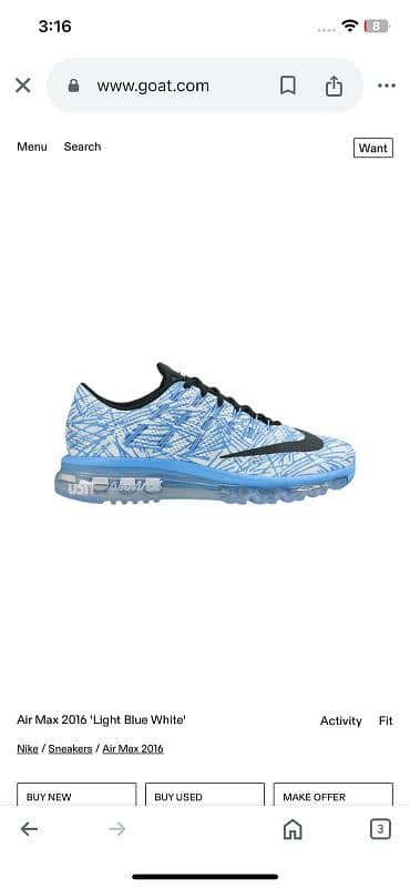 Imported Nike Air Max Shoes 3