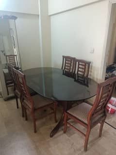 Dining table for sale Riziya society Ali Heights