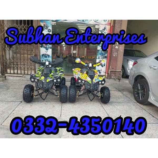 125cc Sports Raptor Atv Quad Bikes Delivery In All Pakistan 0