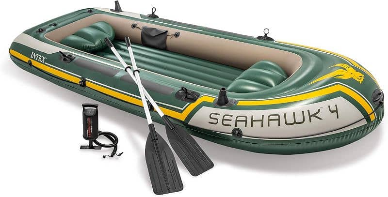 Intex Seahowk 4 person Boat Inflatable 0