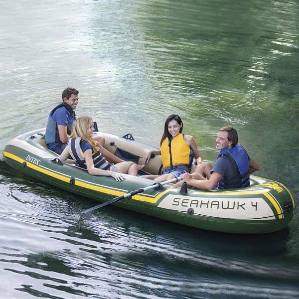 Intex Seahowk 4 person Boat Inflatable 1