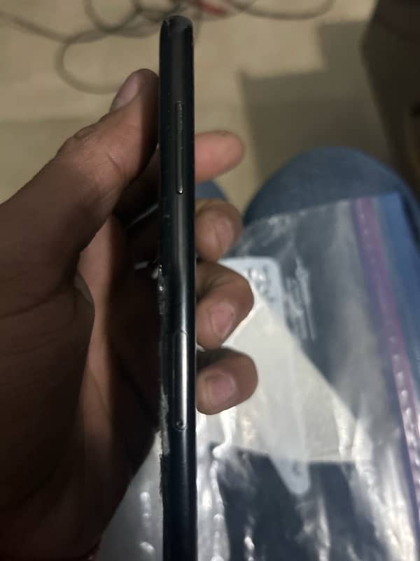 samsung a8 with broken back and corner crack on panel without battery 2