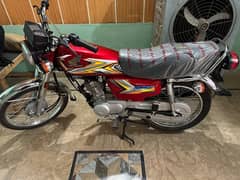 Honda CG125 red 2025 model