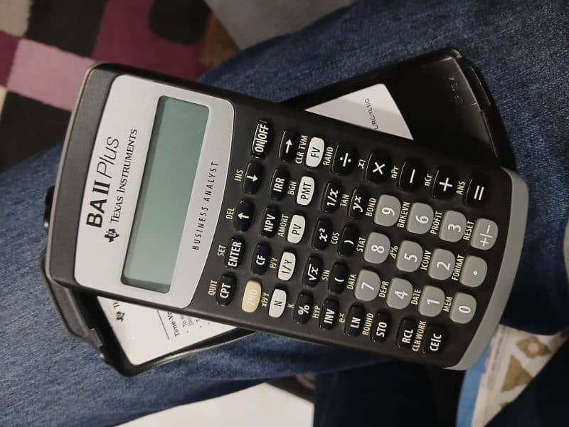 Texas Instrument BA 2 plus business calculator 0