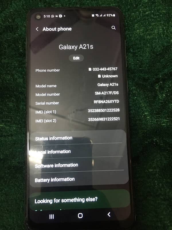 Samsung A21 S 6