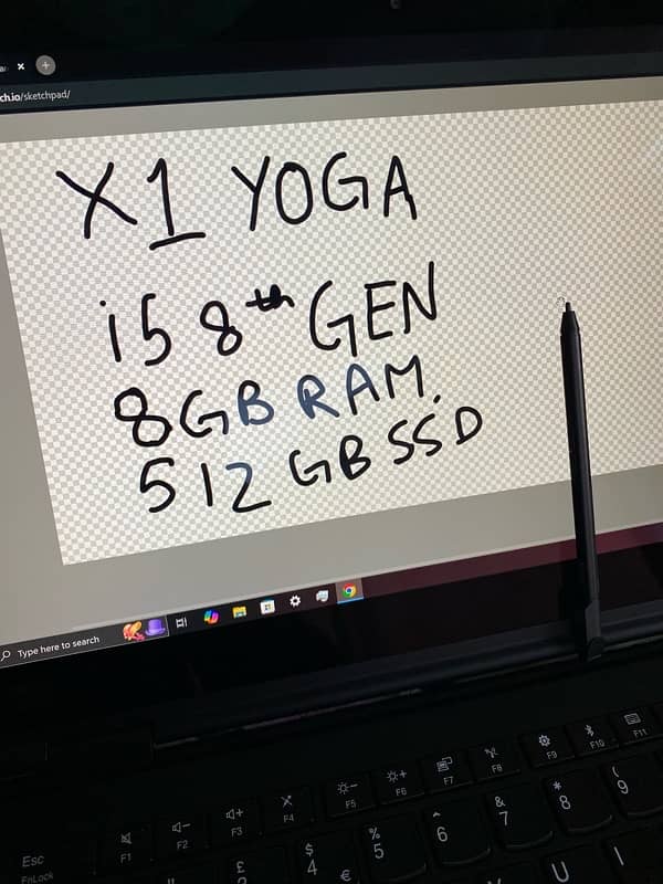 x1 yoga 18