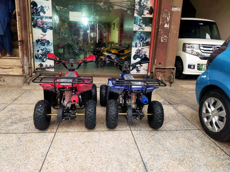 Box Pack 70cc Petrol Kids Atv Quad 4 Wheels Bikes Delivery In All Pak 2