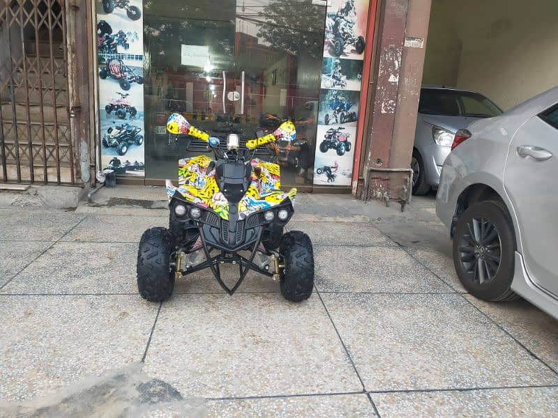 125cc Multi Colors Sports Raptor Atv Quad Bikes Delivery In All Pak 3