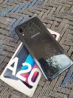 Samsung A20 with box