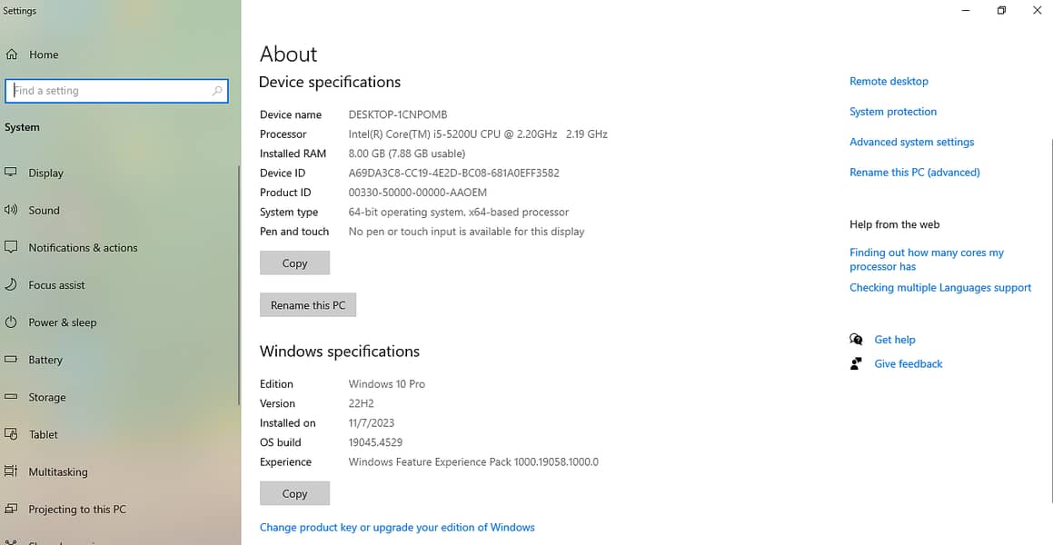 Lenovo Intel Core i5 with 5th Generation 2