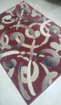 Red and Beige Rug